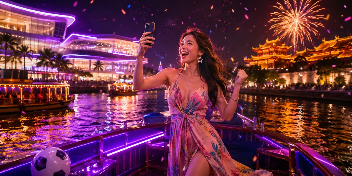 Người hâm mộ bóng đá tại Huế xem kèo và đặt cược qua màn hình neon