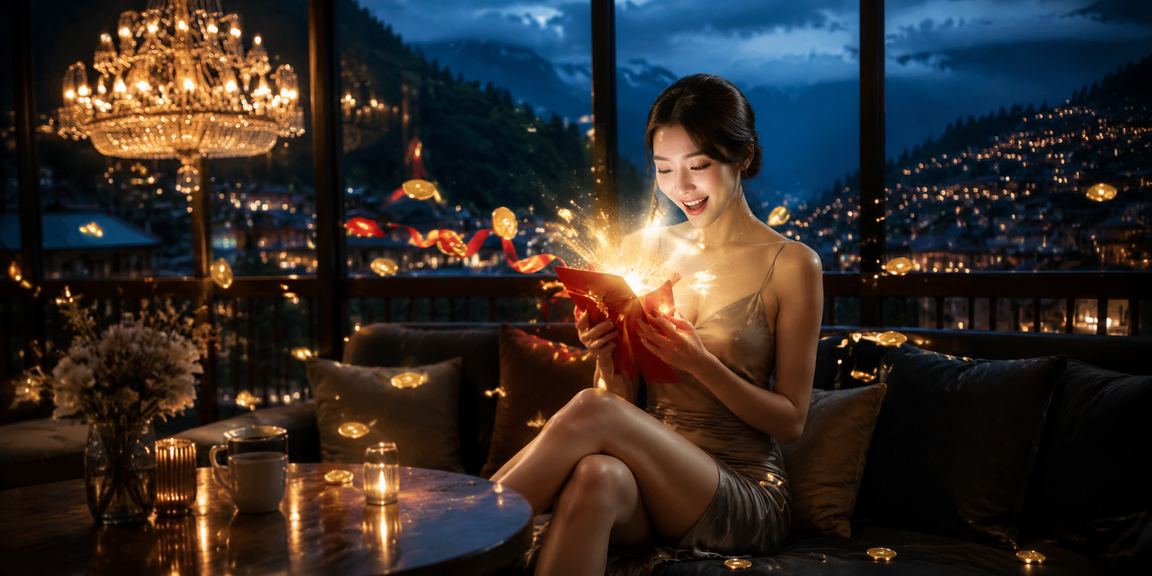 Người dùng Sapa nhận phong bao đỏ bonus tại quán cà phê vùng núi